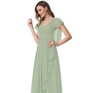 Azazie Esme Bridesmaid Dress- Dusty Sage